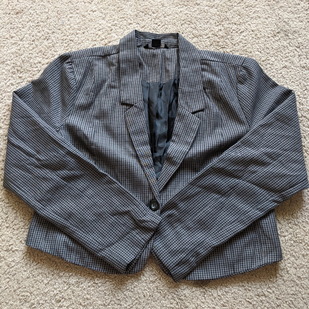 Plaid Blazer